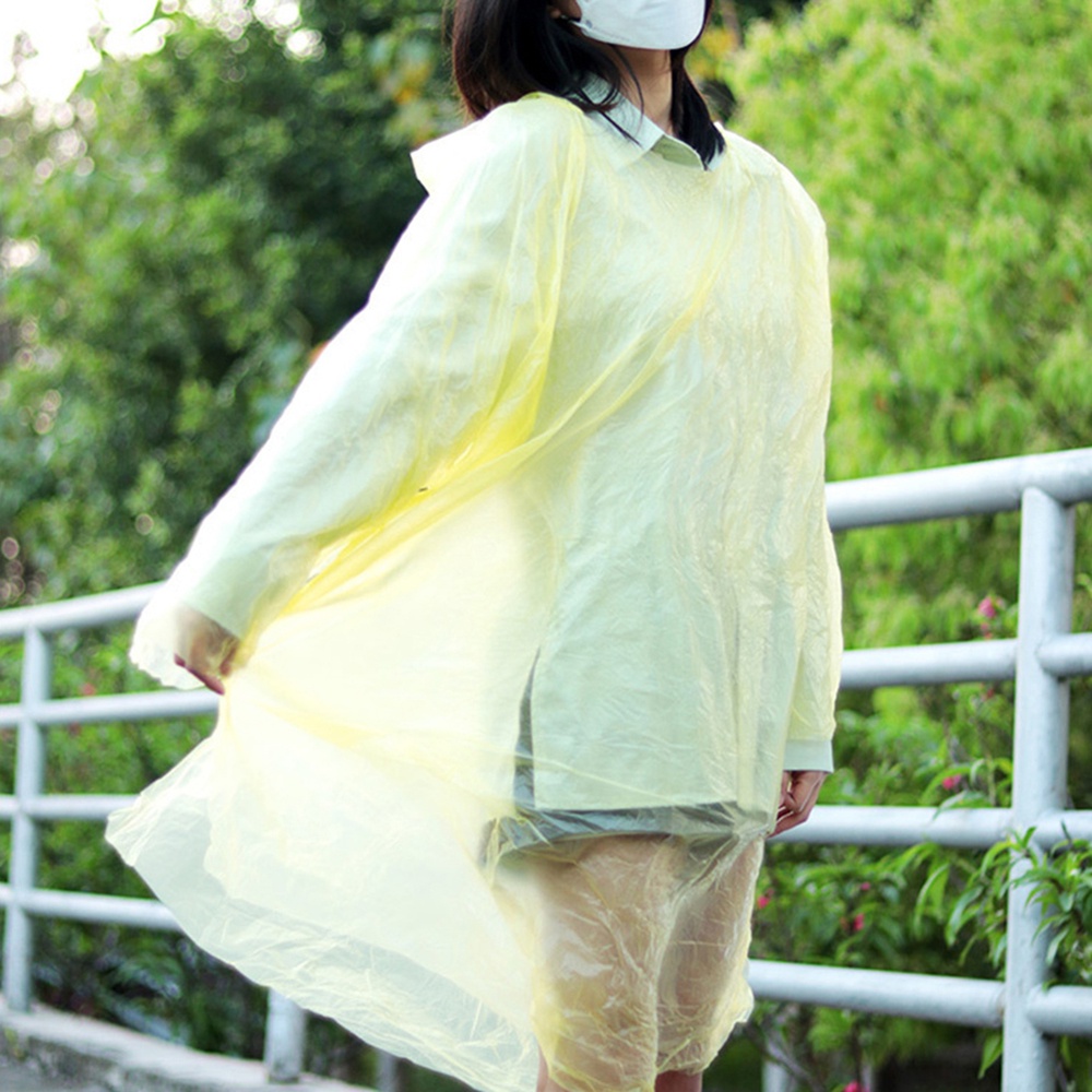 Áo Mưa Dạng Nén Dày Dặn Dùng Một Lần Tiện Dụng Cho Người Lớn Và Trẻ Em