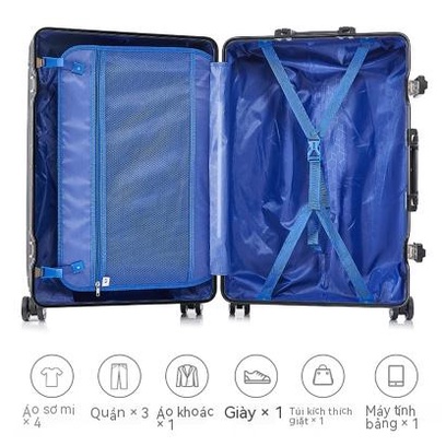 Vali 20/22/24/26/28 inch hình gấu hoạt hình nhỏ vali kéo bền và di động cho bé trai và bé gái