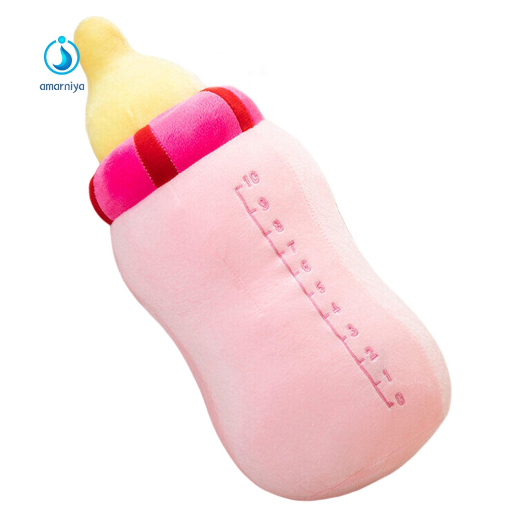 Gối Ôm Nhồi Bông Mềm Mại Hình Bình Sữa Hoạt Hình Đáng Yêu