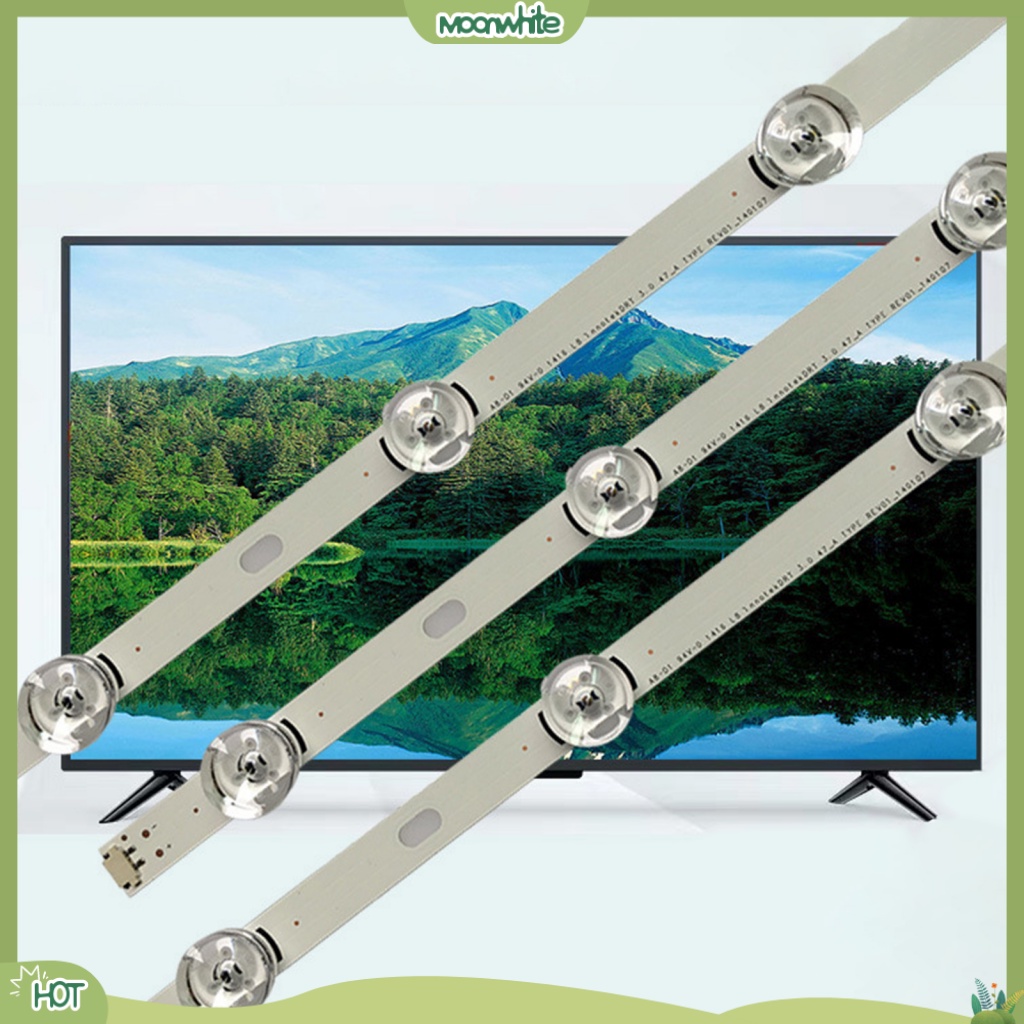 Dải Đèn Led 6 Bóng Siêu Sáng Hình Chữ A / B Chuyên Dụng Cho TV LG 32 Inch