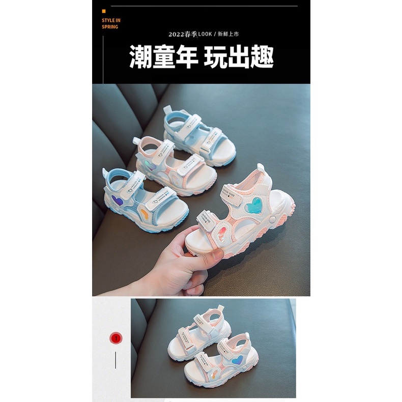 Giày Sandal Đế Mềm Chống Trượt Thời Trang Mùa Hè Hàn Quốc 2023 Cho Bé Gái