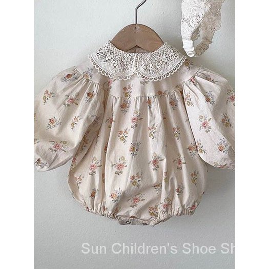 Girl's long-sleeved shirt with broken lace collar 8ruw
