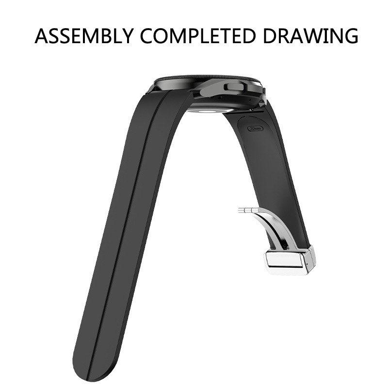 Dây Đeo Silicon Từ Tính Cho Đồng Hồ Thông Minh Samsung Galaxy Watch 6 Classic 4 5 Pro 47mm 43mm 5 4