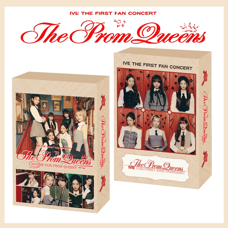 55pcs/box IVE The Prom Queens Photocards First Fan Concert Lomo Cards Rei Liz Wonyoung Yujin Gaeul Leeseo Kpop Postcards  New Arrivals