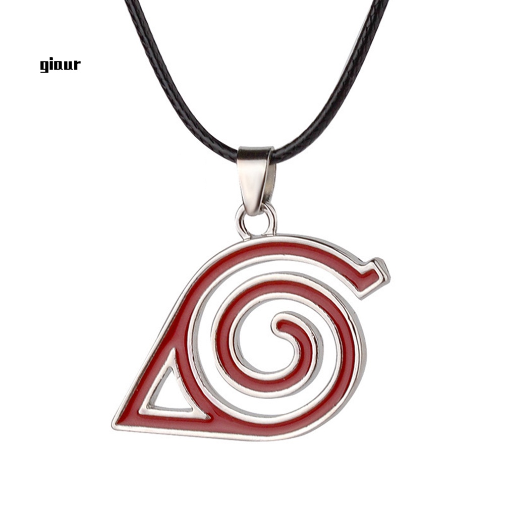 Vòng cổ Kim Loại Mặt Logo Anime Naruto Độc Đáo