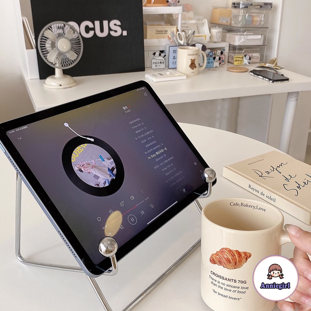 Giá Đỡ Máy Tính Bảng Bằng Dây Sắt Đa Năng Hiện Đại Trang Trí Nhà Cửa