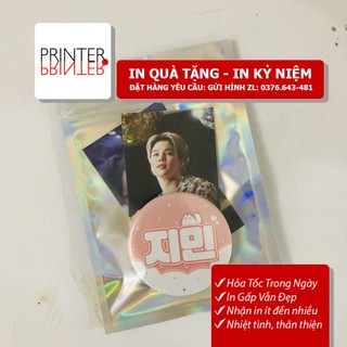 50-100 túi zip hologram đựng nailbox-phụ kiện nhỏ xinh
