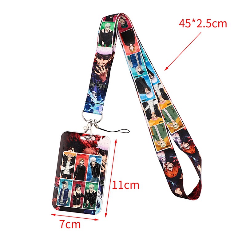 Bao Đựng Thẻ Họa Tiết anime jujutsu kaisen Có Dây Đeo