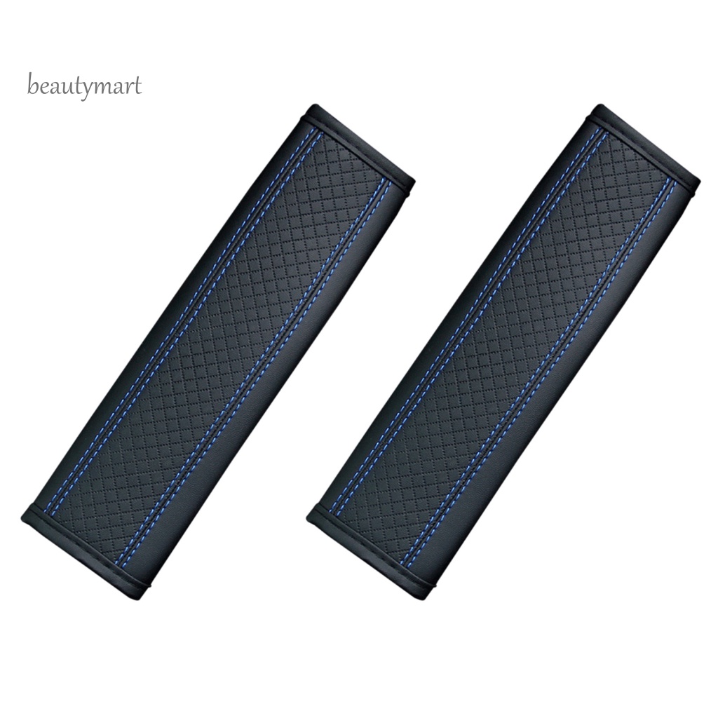 Set 2 Dây Đai An Toàn Giả Da Bảo Vệ Vai Gắn Ghế Ngồi Xe Hơi beautymartm1