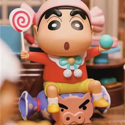 Bộ Hộp Quà Tặng Đồ Chơi Trí Tưởng Tượng Hình Cậu Bé Bút Chì shin-chan Bí Ẩn Thời Thượng