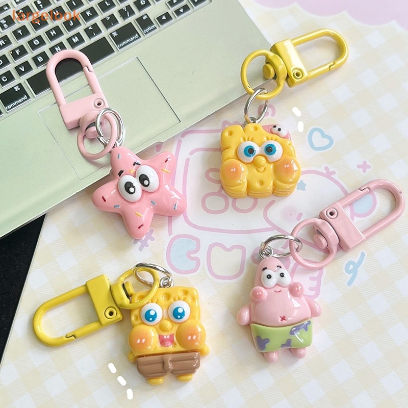 Móc Khóa Hình Sao Biển SpongeBob Dễ Thương Sáng Tạo