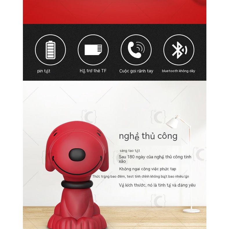 Phim Hoạt Hình Chú Chó Loa Bluetooth Không Dây Mini Thú Cưng Dễ Thương Wangchai Món Quà Mới Sáng Tạo Dễ Thương