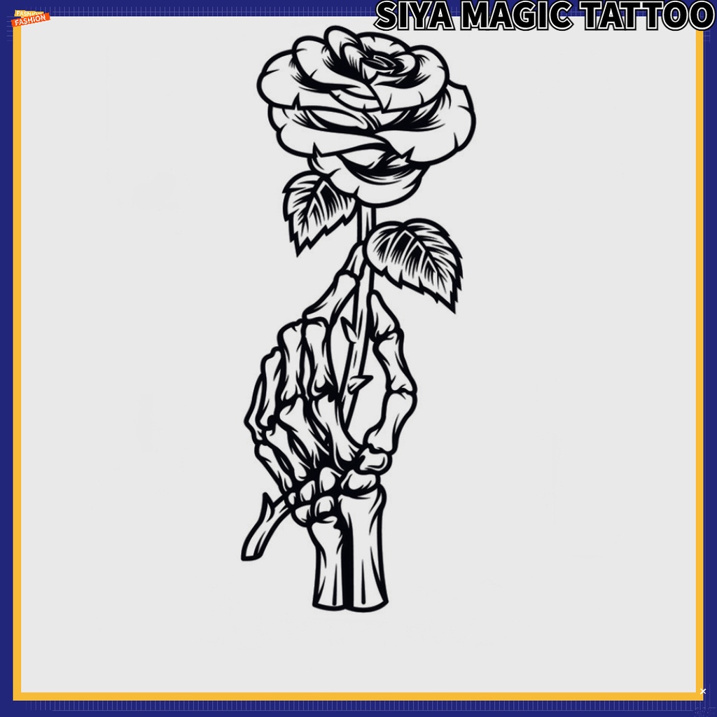 【SIYA Magic Tattoo】Hình Xăm Dán Tạm Thời Chống Nước 6cm x 10cm Sang 10-15 Ngày