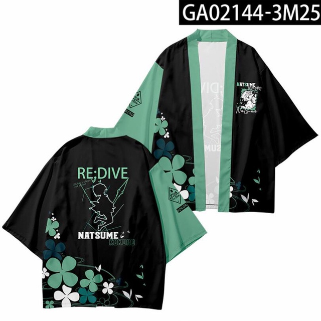 Áo Khoác Kimono Hóa Trang Nhân Vật Anime Nhật Bản Kokoro Kyaru Kiruya Eustiana Von Astraea