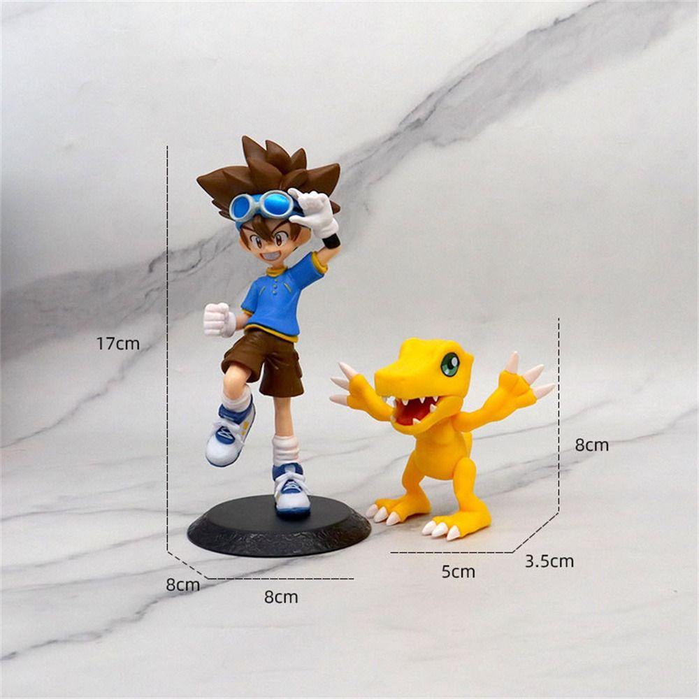 Mô hình đồ chơi MMULCK hình nhân vật Digimon agumon ishida patamon bằng PVC dùng làm quà tặng sinh nhật cho bạn bè