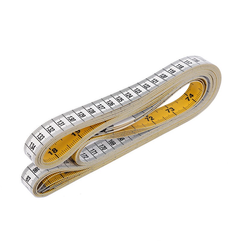 Thước Dây Đức 2 MÀU VÀNG, TRẮNG 2 mặt INCH và CM dài 150cm dùng đo cắt may