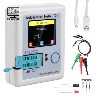 Lcr-tc multi-meter transistor tester diode nhựa triode resistor test meter mosfet npn pnp triac mos