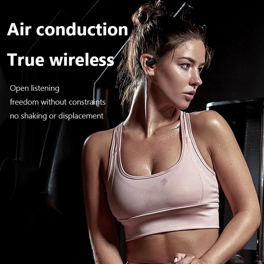 Open ear bone conduction tai nghe không dây tai nghe thể thao tương thích bluetooth