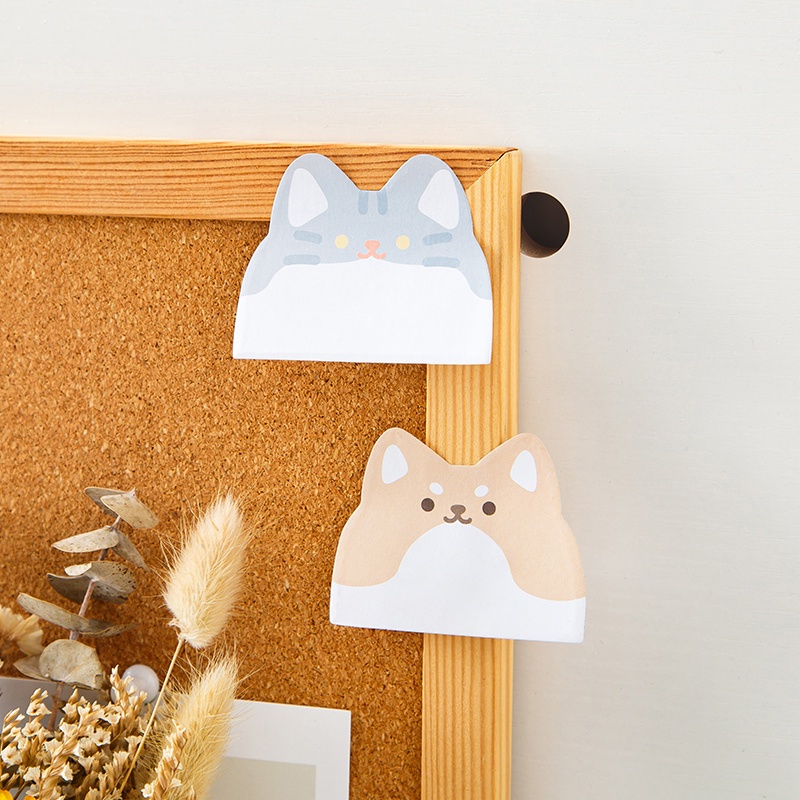 Set 45 Tờ Giấy Ghi Chú Họa Tiết Thú Cưng Hoạt Hình Dễ Thương