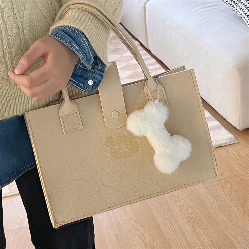 1 cái thoải mái động vật nhồi bông sang trọng móc khóa xương