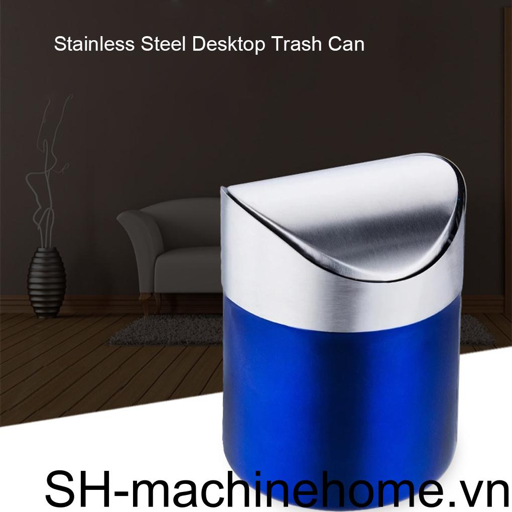 1/2/3 thùng rác nhỏ - thùng rác bằng thép không gỉ sạch và vệ sinh màu xanh lá cây và thân thiện với môi trường