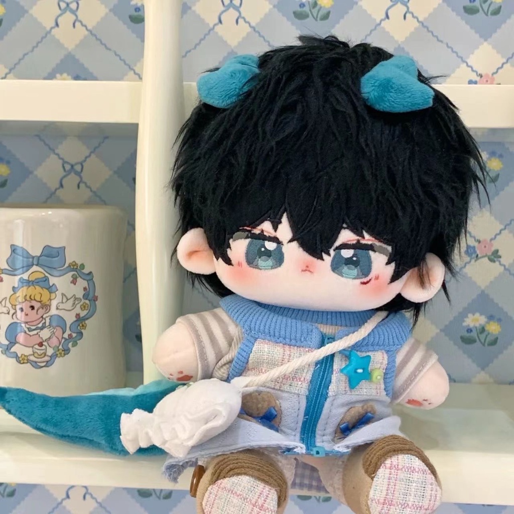 Aixini 20 cm honkai star trail danheng 20 cm cotton dễ thương búp bê sang trọng dress-up plushie dễ thương rồng xanh nhỏ cospaly đồ chơi trẻ em