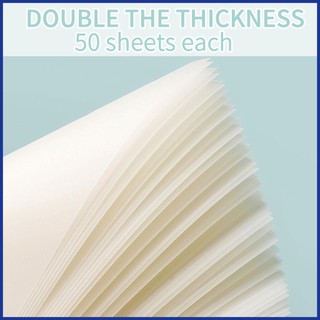 Clear sticky notes 50 sheets không thấm nước trong suốt sticky notes self-adhesive translucent note pads school aiavn aiavn