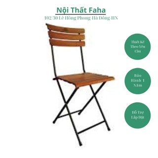 Ghế gỗ Patio Fansipan (lưng cong) - Ghế gỗ cafe - Ghế nhà hàng - Nội Thất Faha