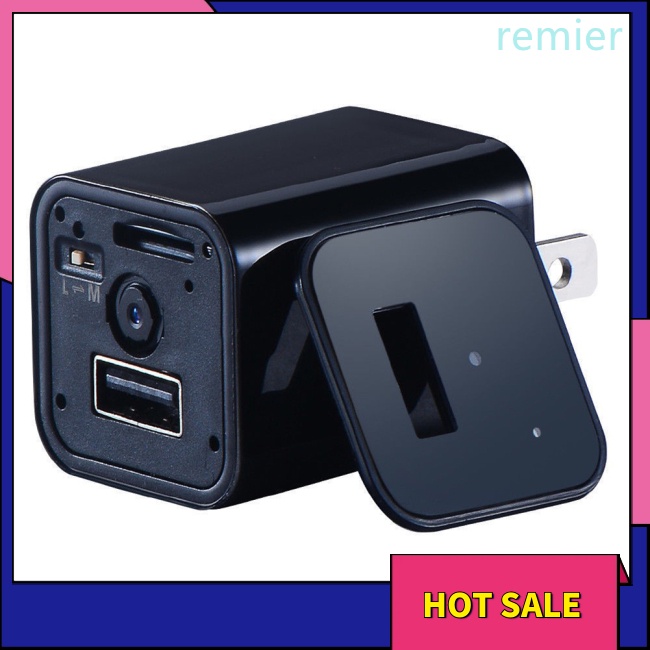 Re hd 1080p wall mini usb charger camera monitor máy quay video giám sát an ninh gia đình
