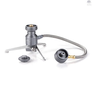 Chân máy butane canister adapter đầu nối bếp gas có thể thu gọn đầu nối đèn gas đầu nối chân đế