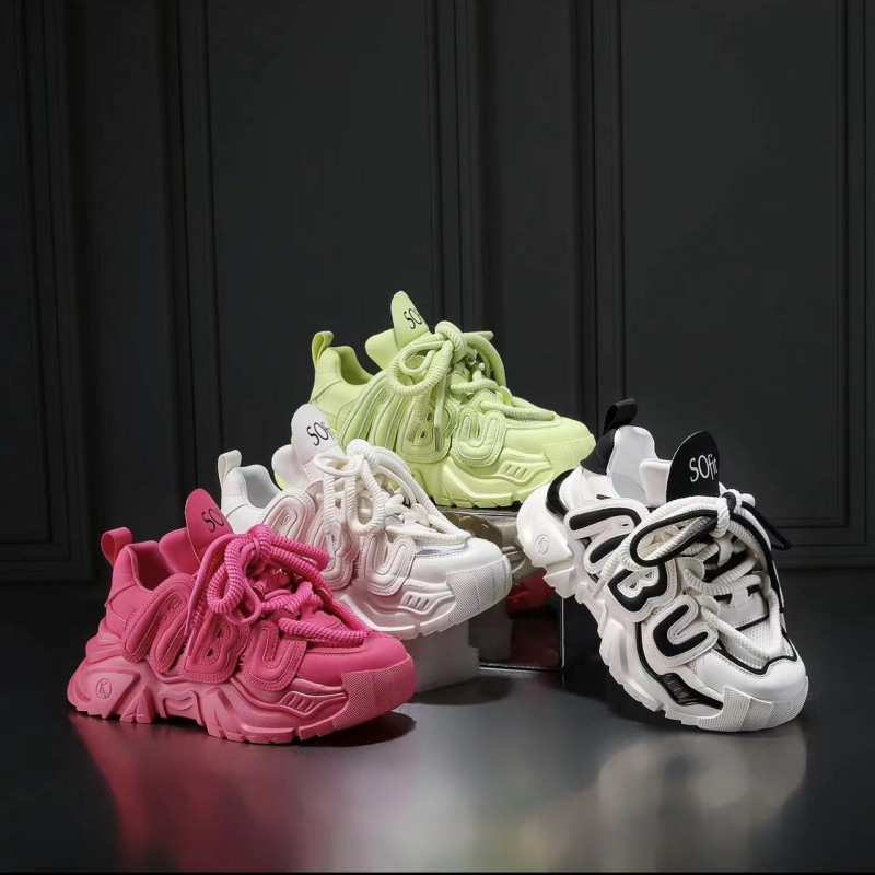 INCC thể thao nữ giày giày thể thao nữ 2023 NEW đáy dày Xu hướng thời trang Thông khí 23080917