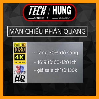 Màn chiếu phản quang dán tường 60-70-80-100-120-150 inch - tương phản cao