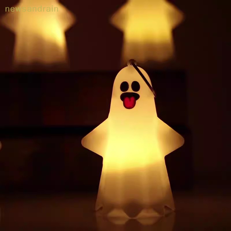 Newsandrain halloween đèn led kinh dị đèn ma cầm đèn bí ngô happy hallowen party trang trí prop đồ trang trí ngôi nhà ma ám đẹp