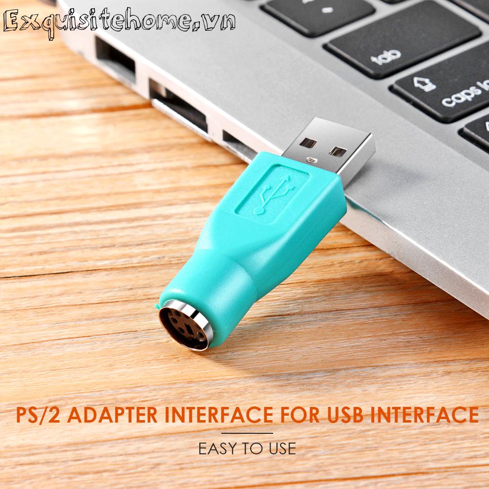 Đầu nối chuyển đổi ps / 2 female sang usb male adapter cho chuột bàn phím