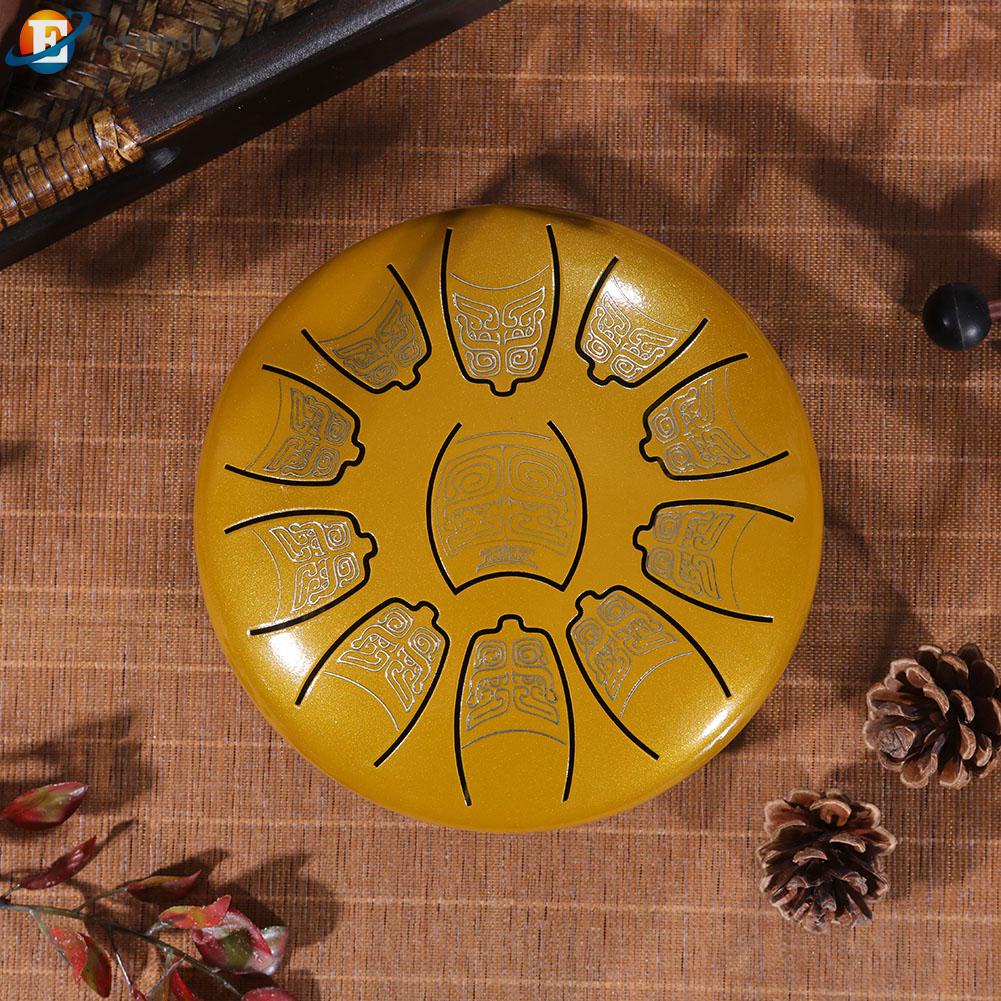 6 inch steel tongue drum 11 điều chỉnh tay pan drum tank với mallets carrying