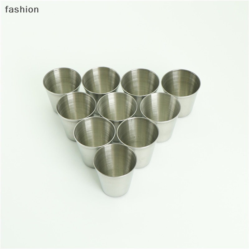 10 cái 30ml xách tay thép không gỉ rượu uống shot Kính barware cup VN