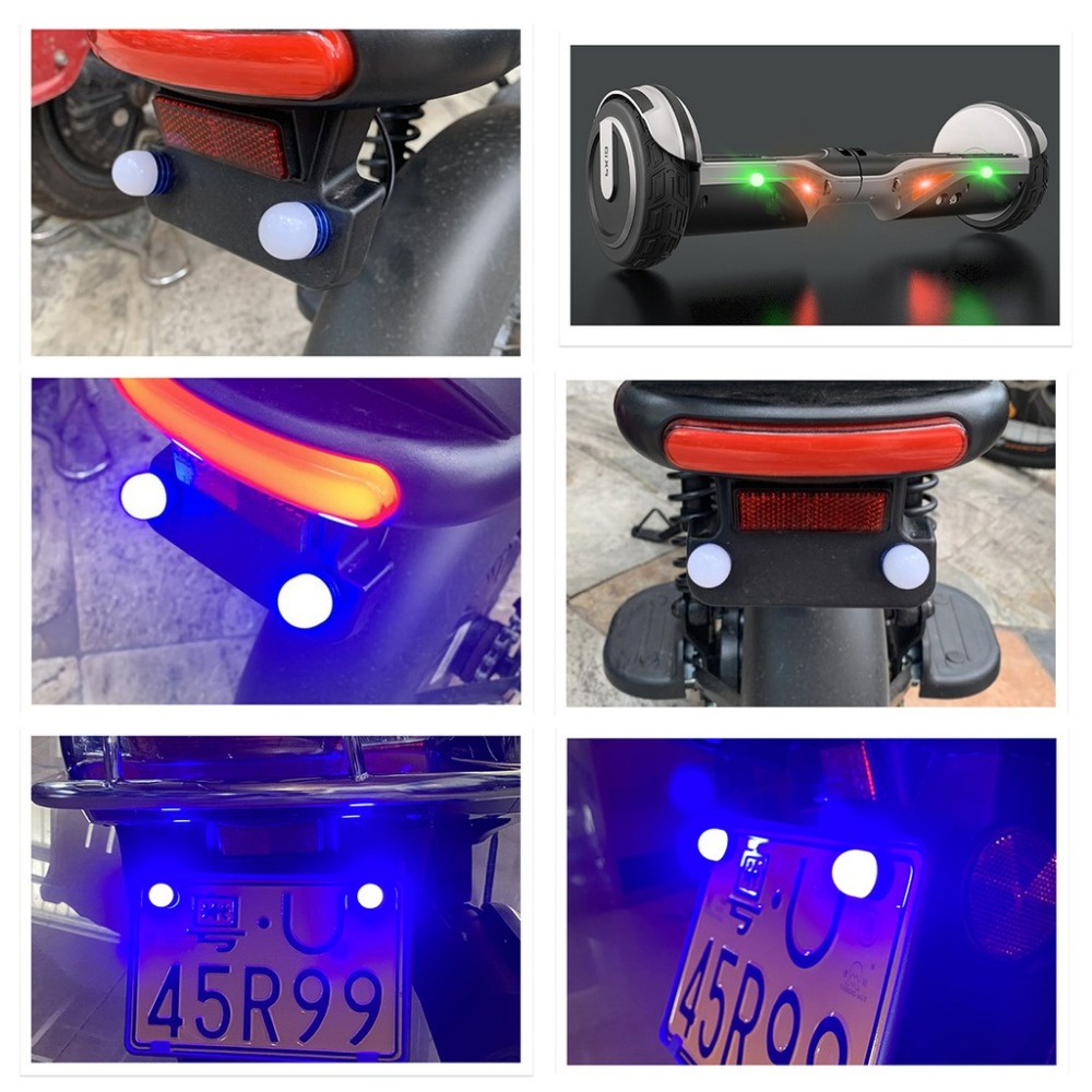 Nhóm đèn led 2pc dành cho xe máy lắp đặt biển số xe máy điện 38cm 12v