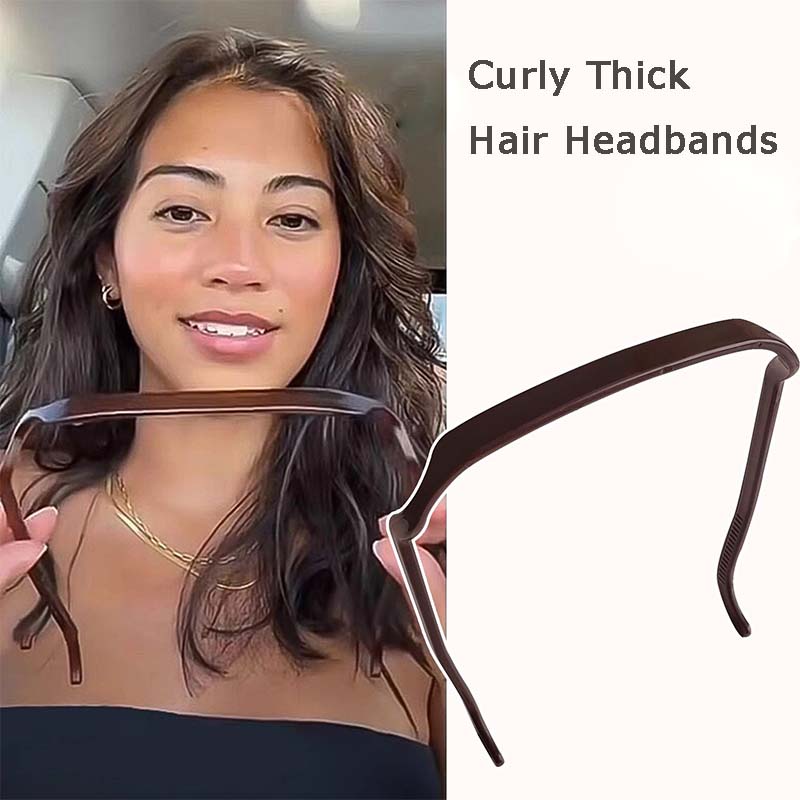 Băng Đô Cài Tóc Dày Và Cong Tàng Hình Cố Định Tóc Tiện Lợi Dành Cho Nữ