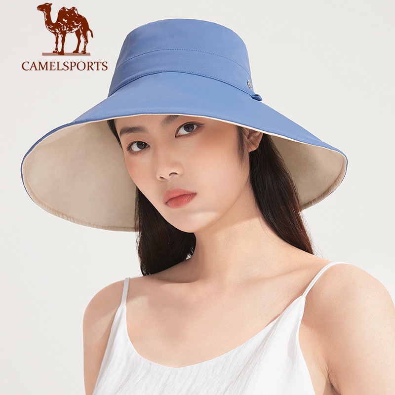 Mũ vành rộng CAMELSPORTS thể thao chống tia cực tím chống nắng che toàn mặt cho nam nữ ngoài trời