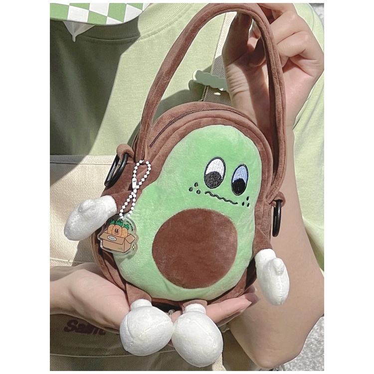 Túi búp bê bơ nữ túi đeo vai cầm tay sang trọng túi đeo chéo búp bê hoạt hình nhật bản