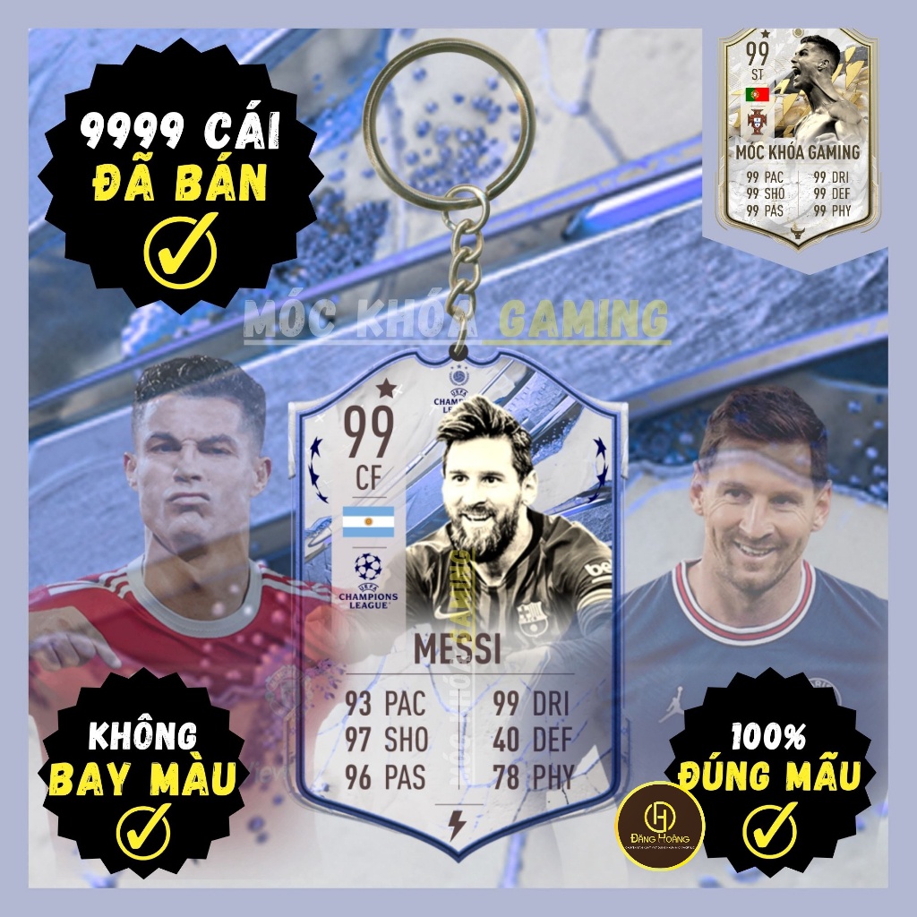 Móc Khóa Cầu Thủ Mùa - Champions League C1