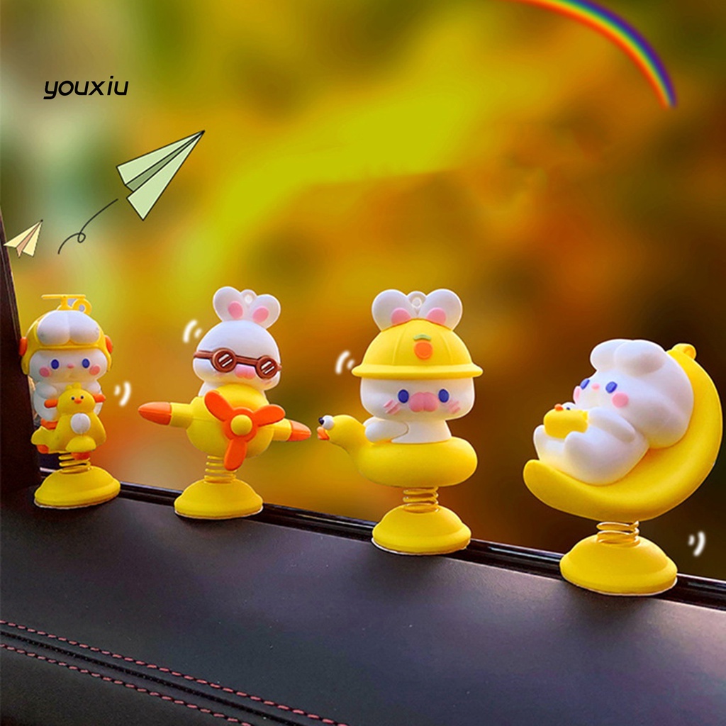 Yi * Động Vật Lắc Lư Dễ Thương Dùng Trang Trí Xe Hơi