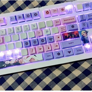 4 cái pbt keycap valorant thăng hoa bàn phím cơ keycap wwz