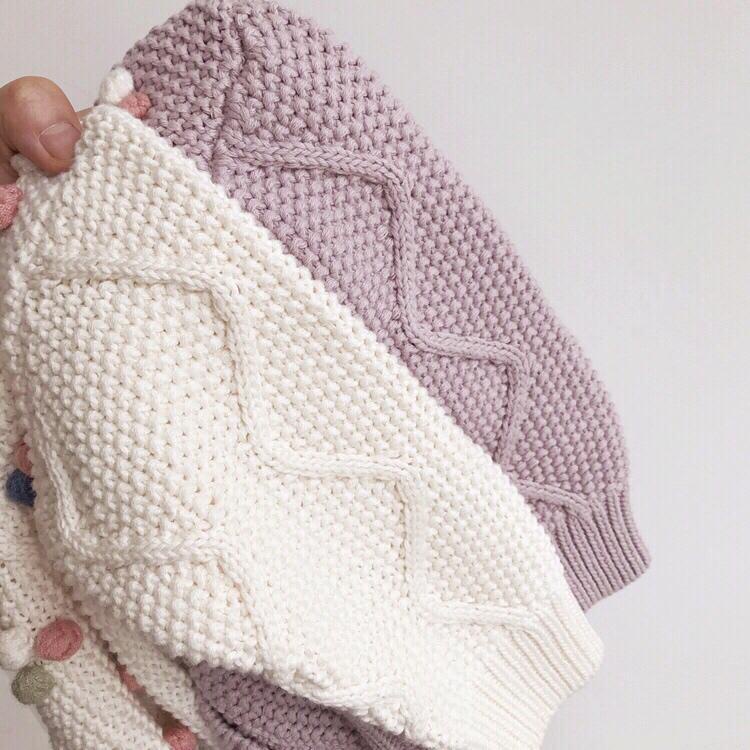 Áo Khoác cardigan Dệt Kim Dễ Thương Xinh Xắn Cho Bé Gái Có size 80-150，áo len bé gái siêu đẹp 2023