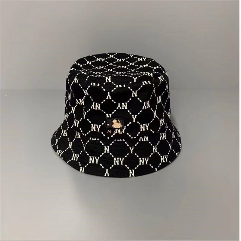 Thời trang mới bông thêu ny mũ xô phụ nữ đàn ông hợp thời trang ngư dân ngoài trời mũ chống nắng