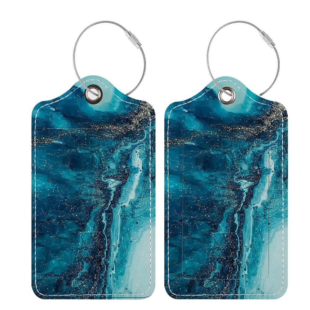 Thẻ Ghi Thông Tin Hành Lý Bằng pu Sáng Tạo Có Thể Tái Sử Dụng Cho Nam Và Nữ