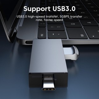 Elough 7 in 1 card reader micro usb to type c adapter usb 3.0 high-speed transfer multi-function flash drive tf sd card