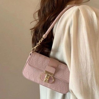 Túi đeo dưới cánh tay baguette dành cho nữ túi đeo chéo hình thoi đơn giản all-match one-shoulder messenger bag