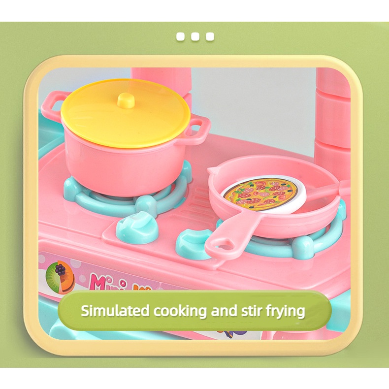 Đồ chơi nấu ăn trẻ em chơi nhà đồ chơi nhà bếp đồ chơi nấu ăn
