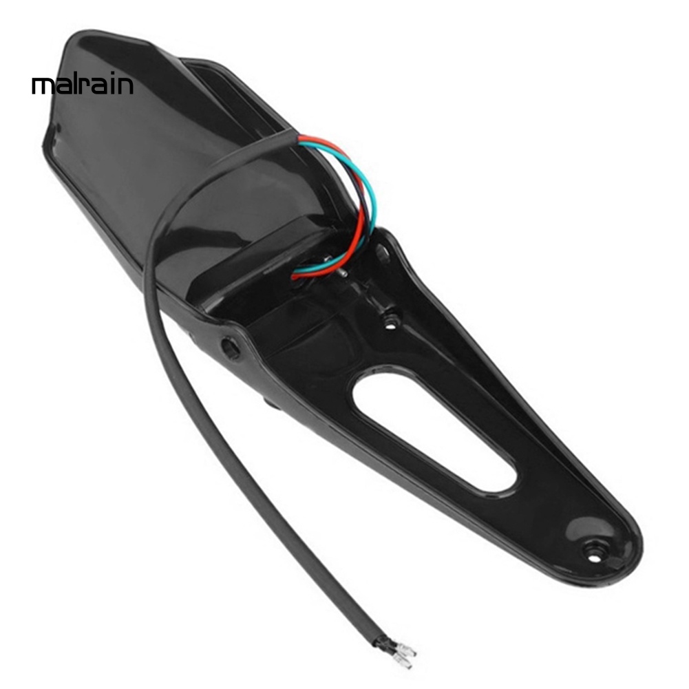 FENDER Tấm Chắn Bùn Gắn Đuôi Xe Mô Tô Có Đèn LED Tiện Dụng